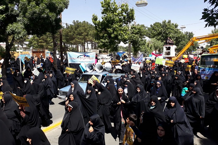 بانگ مرگ بر اسرائیل در زادگاه بنیانگذار جمهوری اسلامی طنین‌انداز شد