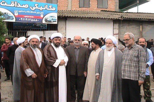 تشییع پیکر مطهر شهید میثم علیجانی در شهرستان بابلسر