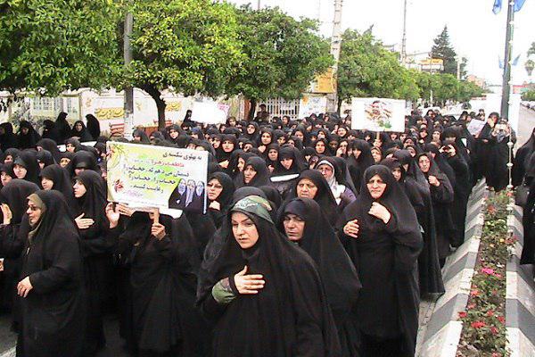 تشییع پیکر مطهر شهید میثم علیجانی در شهرستان بابلسر