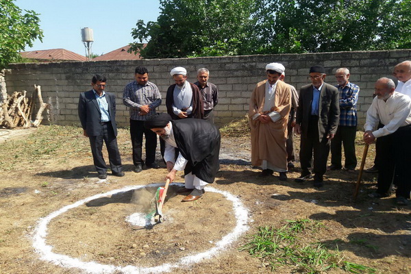 کلنگ‌زنی خانه عالم در تیرکلای ساری