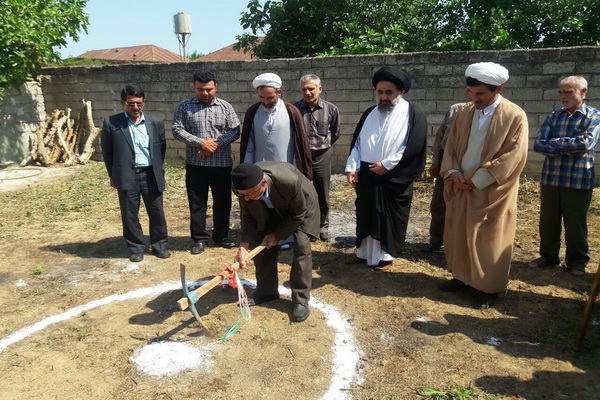 کلنگ‌زنی خانه عالم در تیرکلای ساری