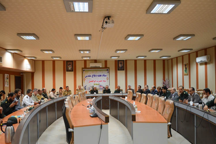 گزارش تصویری جلسه ستاد بزرگداشت هفته دفاع مقدس در لرستان