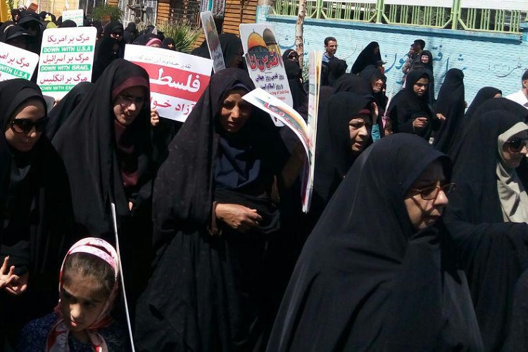 تصاویری از راهپیمایی روز قدس در زاهدان