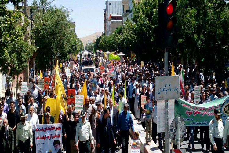 گزارش تصویری راهپیمایی روز قدس در لرستان