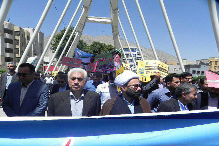 گزارش تصویری راهپیمایی روز قدس در لرستان