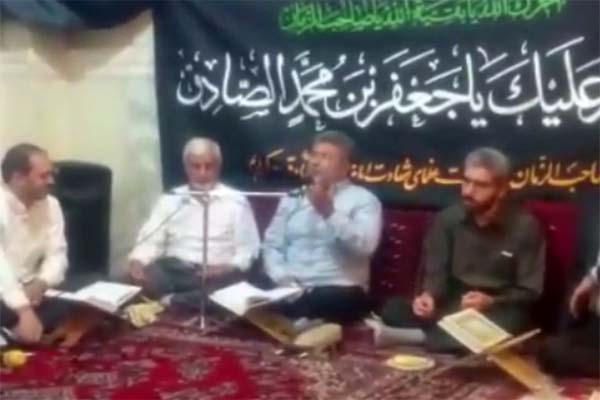 تلاوت «جهانبخش فرجی» در جلسه «مهدی ساعدی»