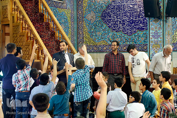 اختتامیه 30 شب جزءخوانی حسینیه کربلاییها با سکه طلا+صوت وعکس