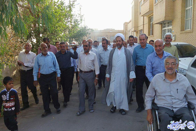 مراسم «عید فطر» در مسجد جامع رحمت آباد +عکس