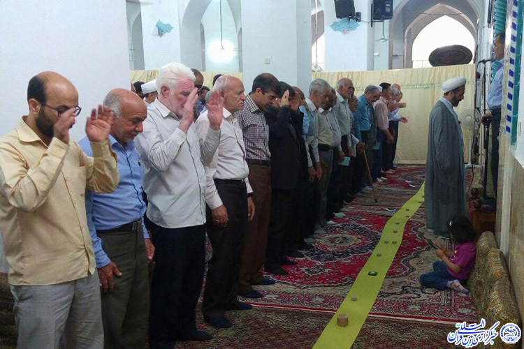 مراسم «عید فطر» در مسجد جامع رحمت آباد +عکس