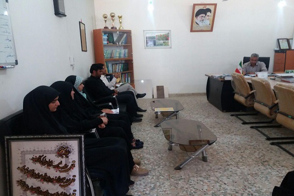 دیدار بانوان نخبه قرآنی دستنا با شهردار