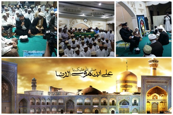 وقتی عاشقان هشتمین خورشید سر از پا نمی‌شناسند/ خادمان رضوی در قلب آفریقا + عکس