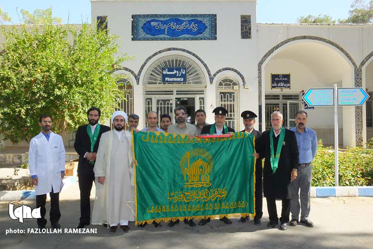 عیادت خدام رضوی از بیماران سه بیمارستان بیرجند