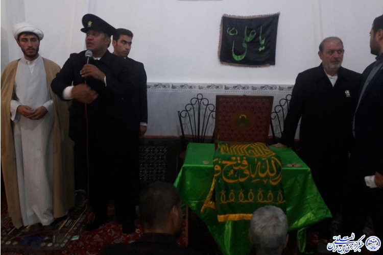 حضور خادمان حرم مطهر رضوی در مسجد سادات کرناچی
