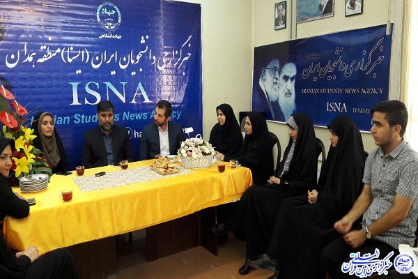 حضور رئیس جهاد دانشگاهی همدان در دفتر ایکنا و ایسنا
