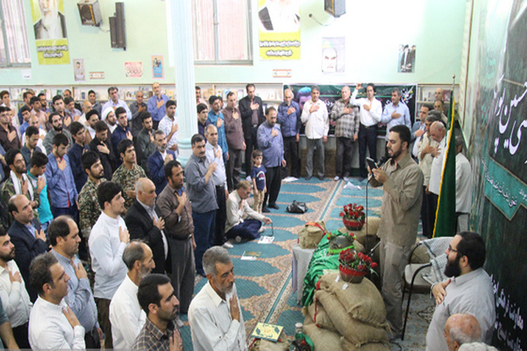 بزرگداشت شهید مدافع حرم در کوهدشت