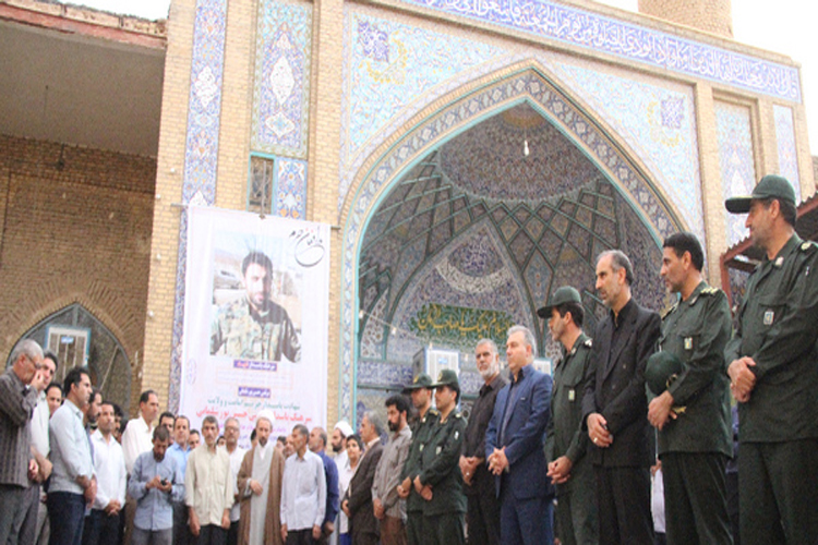 بزرگداشت شهید مدافع حرم در کوهدشت