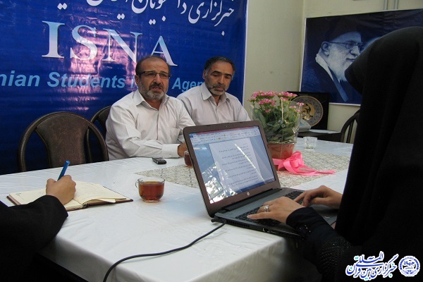 حضور آزادگان دفاع مقدس در دفتر ایکنا