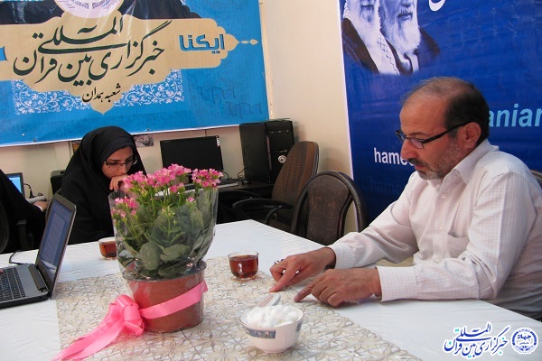 حضور آزادگان دفاع مقدس در دفتر ایکنا