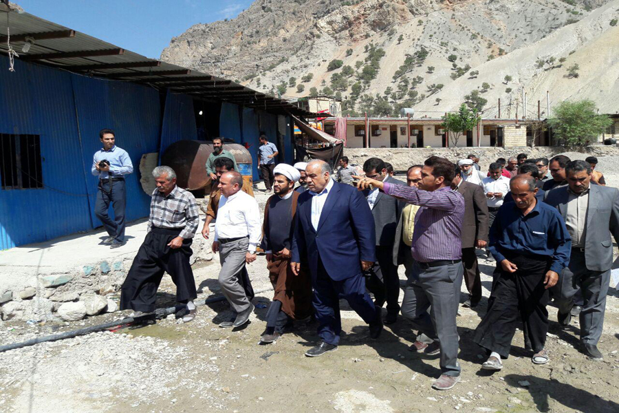 بازدید استاندار لرستان