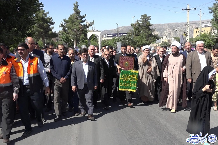 استقبال از کاروان زیر سایه خورشید در دالاهو