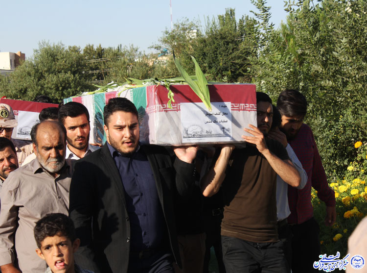 مراسم دعای عرفه با حضور شهدای گمنام