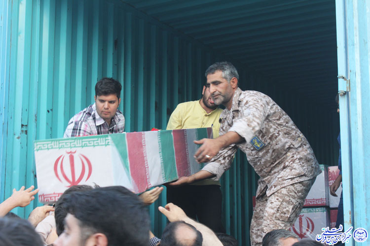 مراسم دعای عرفه با حضور شهدای گمنام