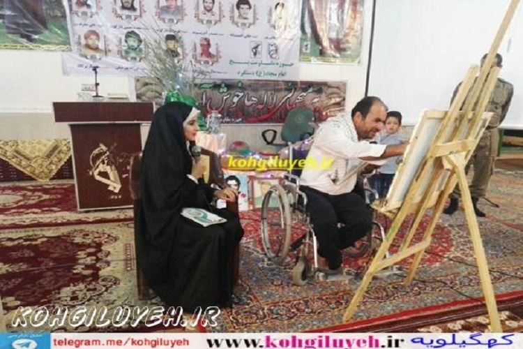 برگزاری یادواره ۱۲ شهید در روستای لیرتلخک کهگیلویه