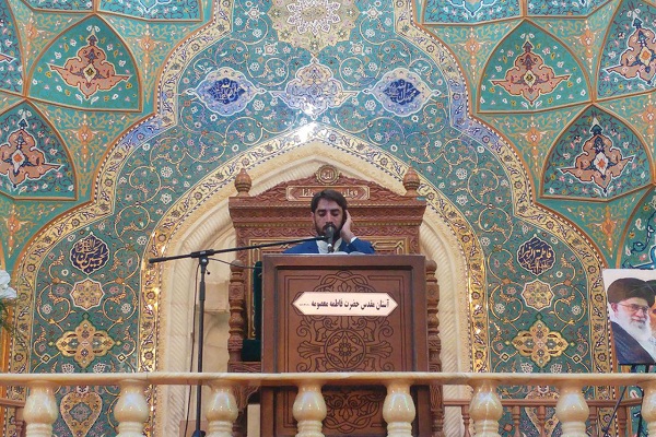 محفل انس با قرآن در حرم حضرت معصومه(س) + عکس