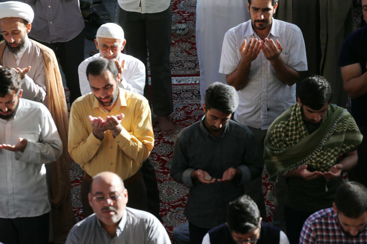 اقامه نماز عید سعید قربان در حرم حضرت معصومه(س) + تصاویر