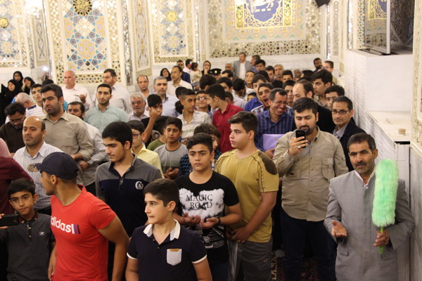 شرکت دانش‌آموزان مصباح الهدی و نورالهدی مازندران در مراسم فرهنگی حرم مطهر امام رضا(ع)