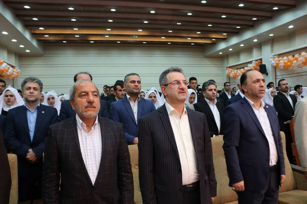 گزارش تصویری برگزاری جشن ازدواج و تامین جهیزیه 60 زوج بهزیستی در مازندران