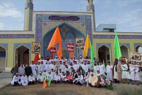 گزارش تصویری بازسازی واقعه غدیر در شهرستان جویبار