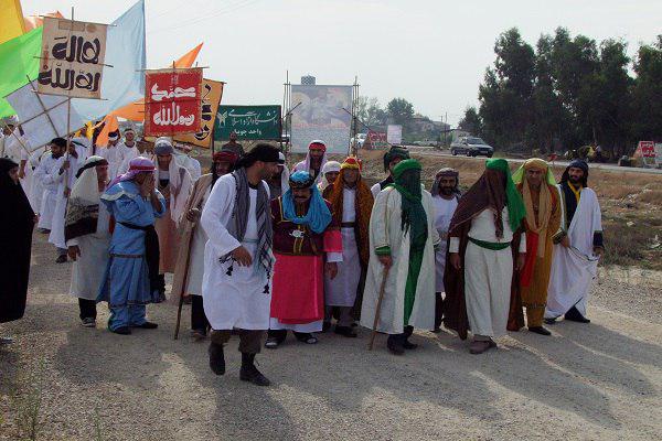 گزارش تصویری بازسازی واقعه غدیر در شهرستان جویبار