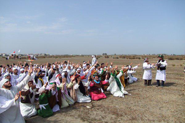 گزارش تصویری بازسازی واقعه غدیر در شهرستان جویبار