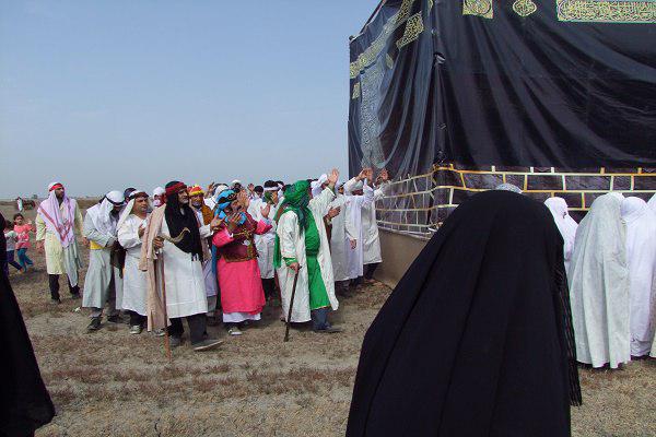 گزارش تصویری بازسازی واقعه غدیر در شهرستان جویبار