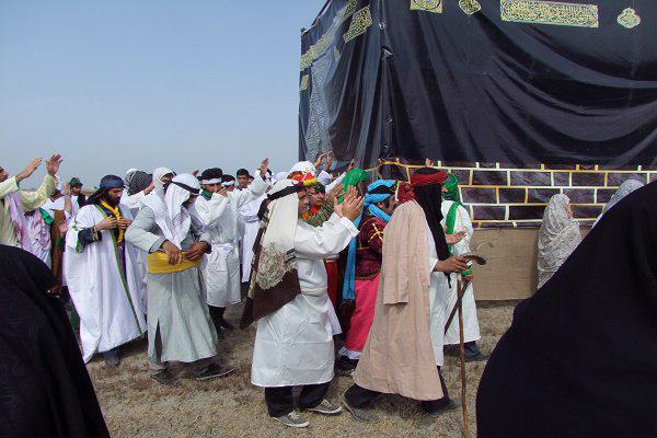 گزارش تصویری بازسازی واقعه غدیر در شهرستان جویبار