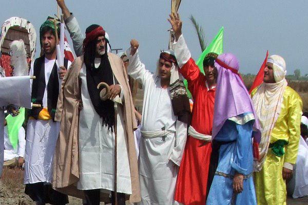 گزارش تصویری بازسازی واقعه غدیر در شهرستان جویبار