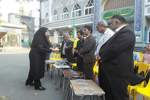 مراسم اختتامیه نمایشگاه صنایع دستی هنرمندان بسیجی در آمل