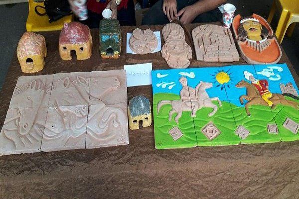 مراسم اختتامیه نمایشگاه صنایع دستی هنرمندان بسیجی در آمل