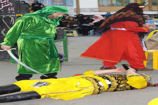 تعزیه «حضرت علی (ع) و فتاح» در تکیه اسک امل