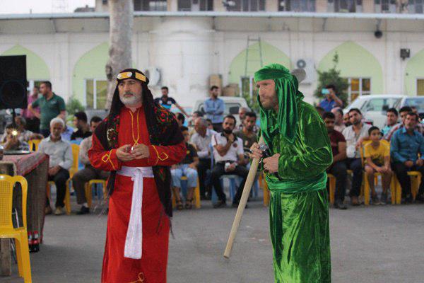 تعزیه «حضرت علی (ع) و فتاح» در تکیه اسک امل