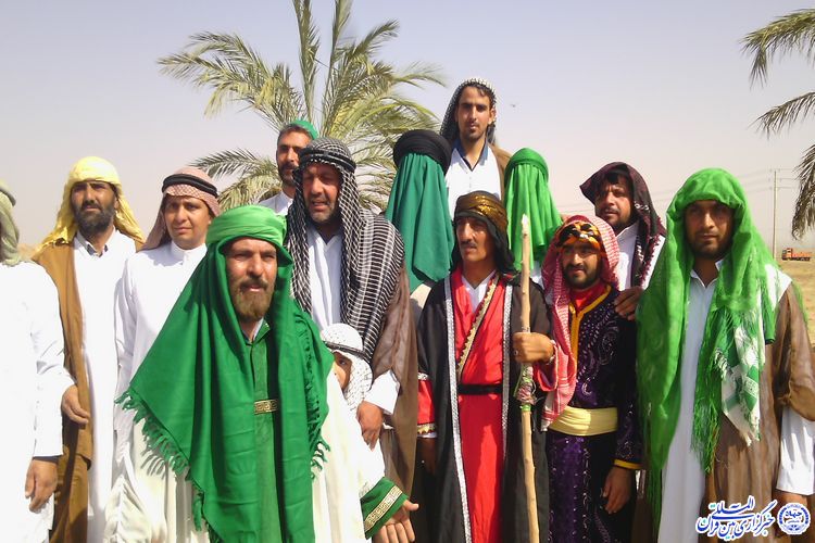 بازسازی واقعه غدیر در شهرستان خوشاب
