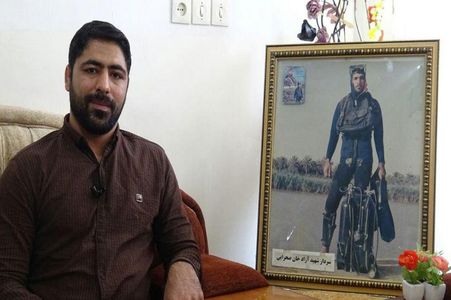 ساخت مستند شهید آزادخان صحرایی +تصاویر