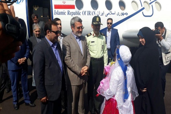 وزیر کشور وارد یاسوج شد