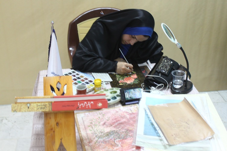 گزارش تصویری آثار هنری دانشجویان قرآنی کشور