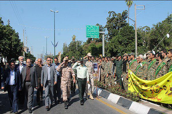 گزارش تصویری رزمایش اقتدار نیروهای مسلح بابلسر