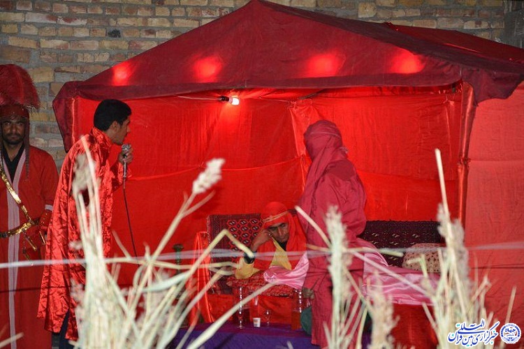آیین خیمهسوزانی و شامغریبان در اسفدن آیین خیمهسوزانی و شامغریبان در اسفدن