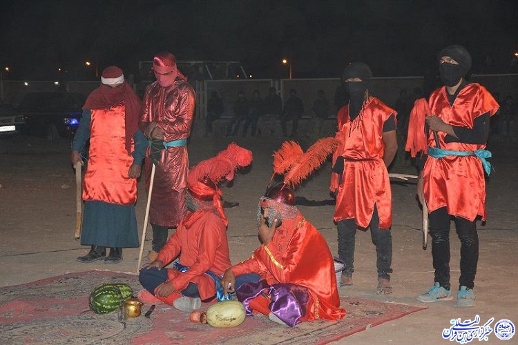 آیین خیمهسوزانی و شامغریبان در اسفدن آیین خیمهسوزانی و شامغریبان در اسفدن