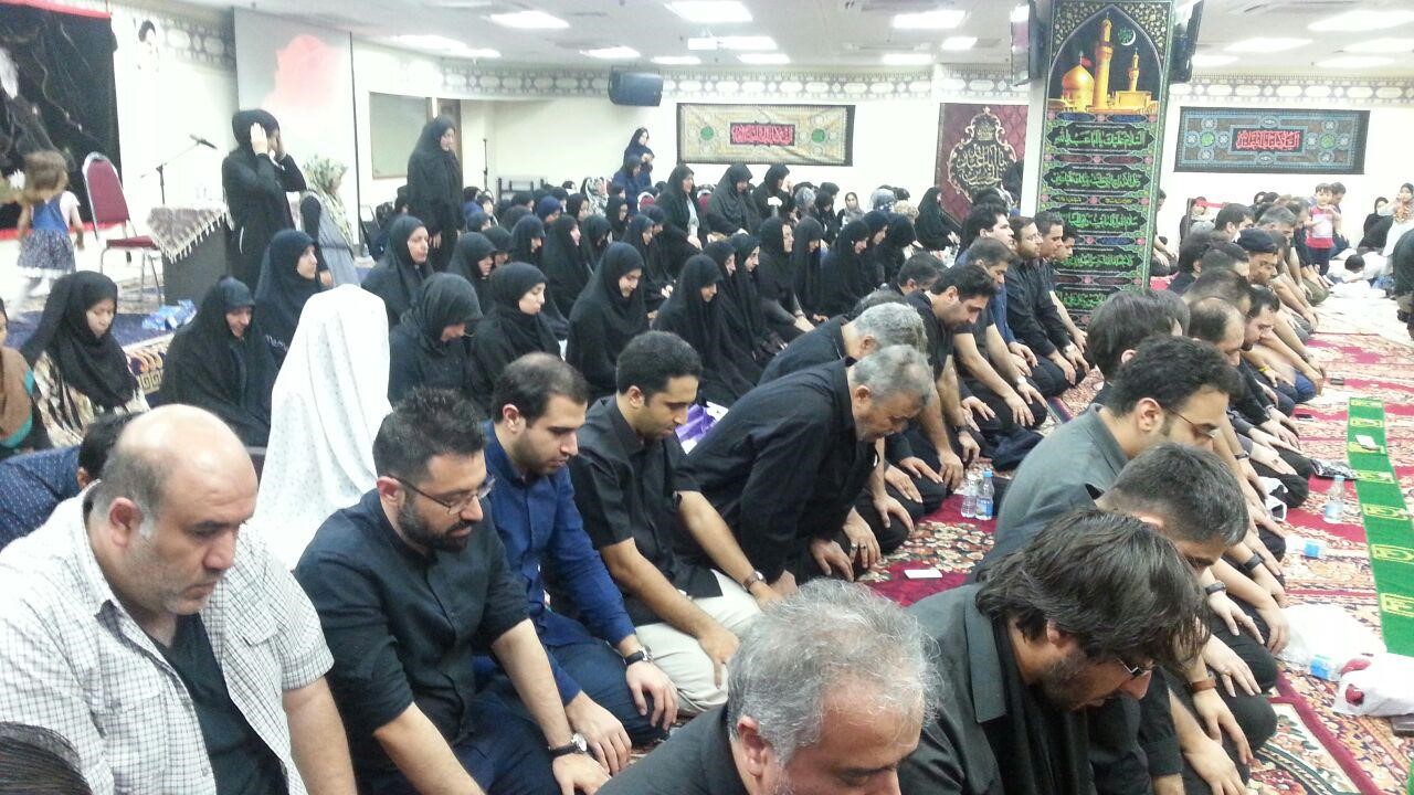نماز ظهر عاشورا و مراسم شام غریبان در مالزی + عکس