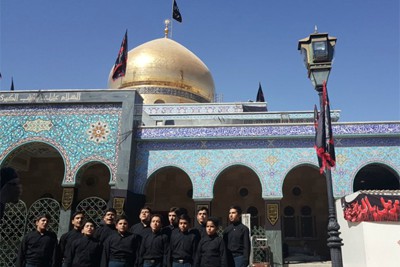 برنامه قرآنی گروه «بینه» در حرم حضرت زینب(س) + عکس برنامه قرآنی گروه «بینه» در حرم حضرت زینب(س) + عکس